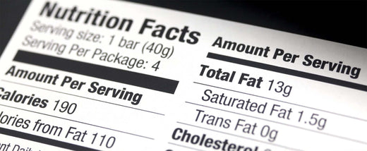 nutrition fact label reading for keto diet and net carb calculation